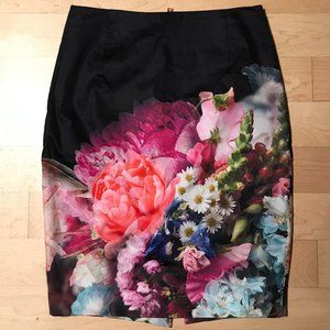 Ted Baker Floral Pencil Skirt